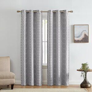 NWT Elrene Kendal blackout curtain panels (4 panels total, 37"x84")